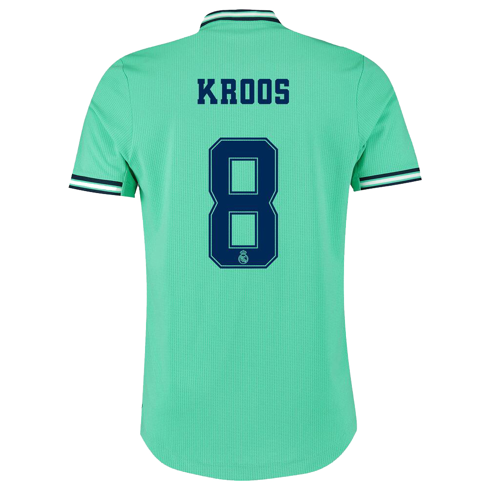 Kinder Fußball Toni Kroos 8 Ausweichtrikot Grün Trikot 2019/20 Hemd