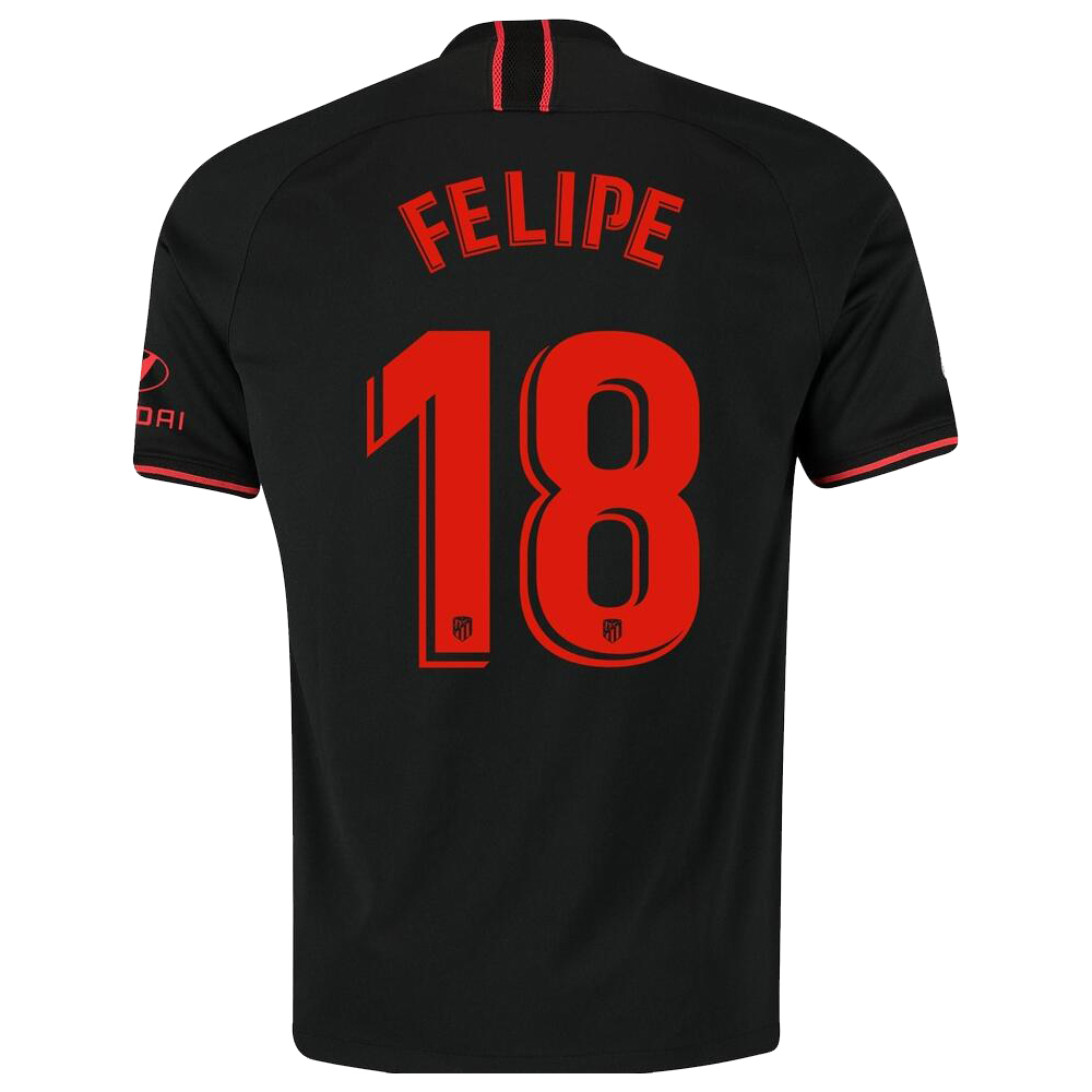 Kinder Fußball Felipe 18 Auswärtstrikot Schwarz Trikot 2019/20 Hemd