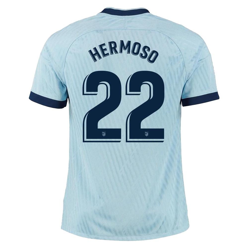 Kinder Fußball Mario Hermoso 22 Ausweichtrikot Blau Trikot 2019/20 Hemd