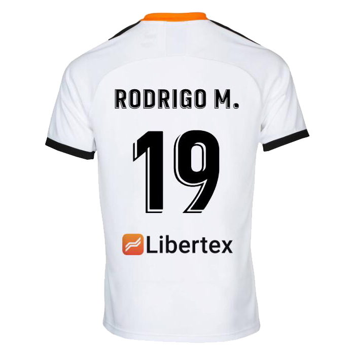Kinder Fußball Rodrigo M. 19 Heimtrikot Weiß Trikot 2019/20 Hemd