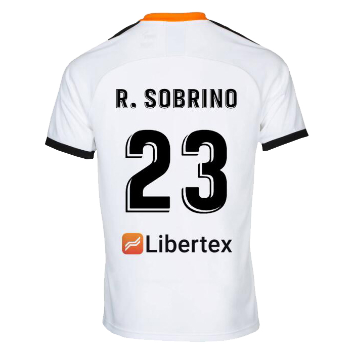 Kinder Fußball Ruben Sobrino 23 Heimtrikot Weiß Trikot 2019/20 Hemd