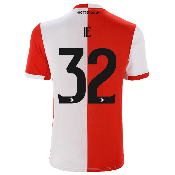 Kinder Fußball Edgar Ie 32 Heimtrikot Rot-weiss Trikot 2019/20 Hemd