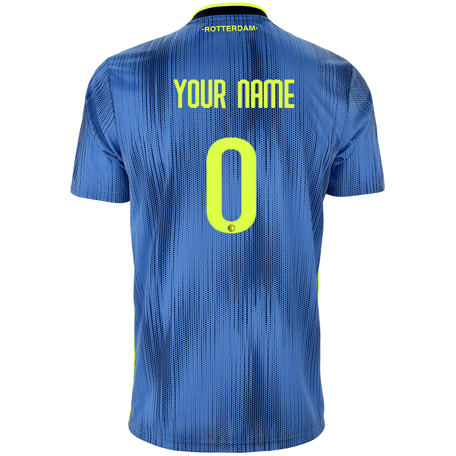 Kinder Fußball Dein Name 0 Auswärtstrikot Blau Trikot 2019/20 Hemd