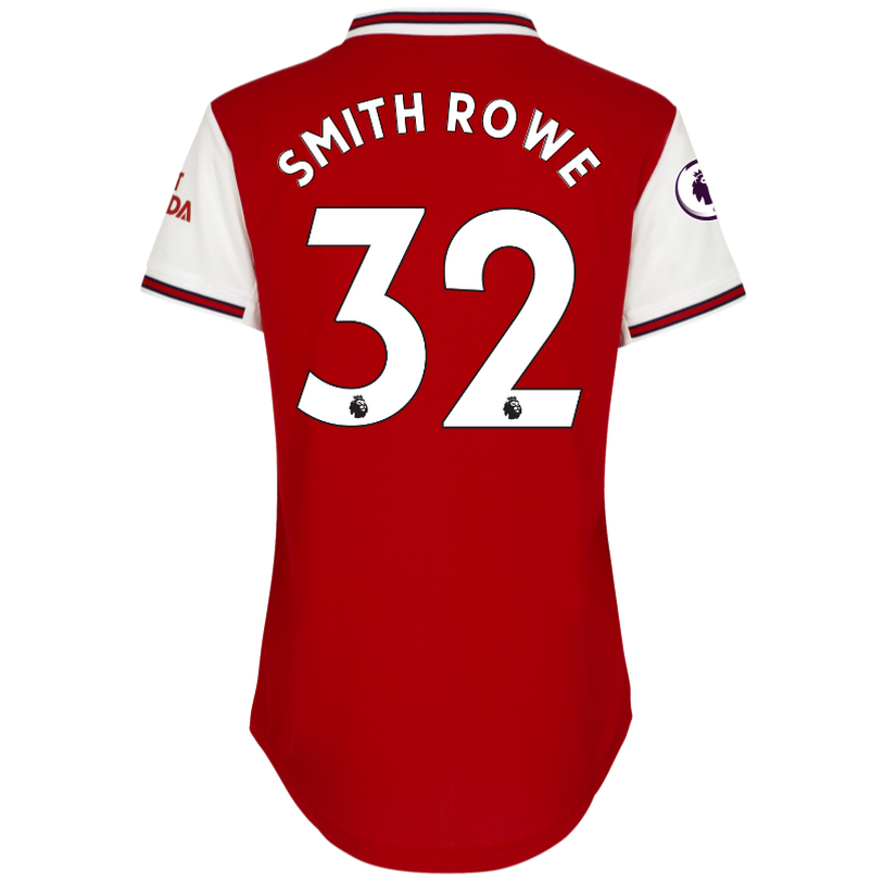 Damen Fußball Smith Rowe 32 Heimtrikot Rot-weiss Trikot 2019/20 Hemd