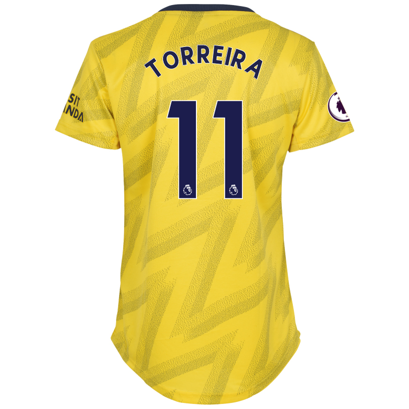 Damen Fußball Lucas Torreira 11 Auswärtstrikot Gelb Trikot 2019/20 Hemd