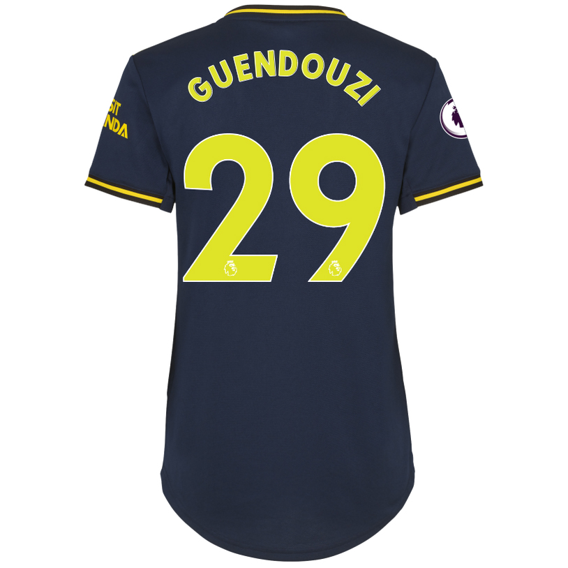 Damen Fußball Matteo Guendouzi 29 Ausweichtrikot Dunkelblau Trikot 2019/20 Hemd