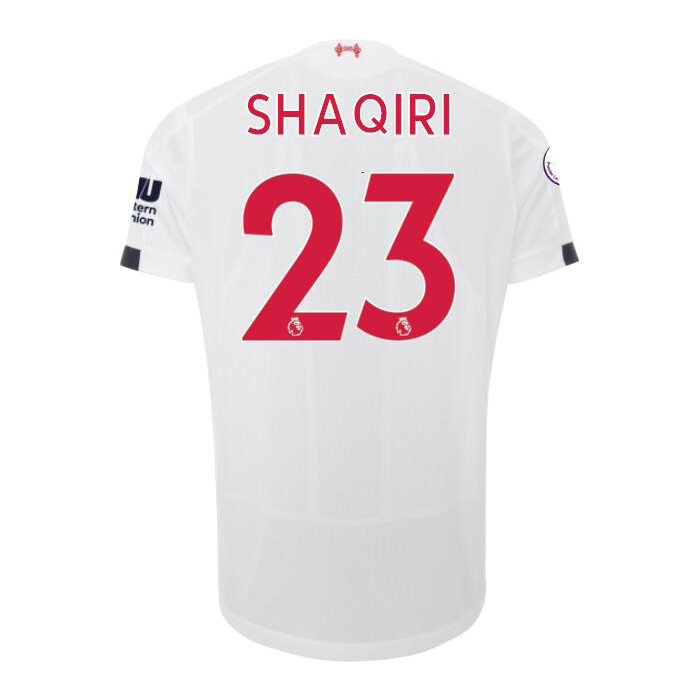 Damen Fußball Xherdan Shaqiri 23 Auswärtstrikot Weiß Trikot 2019/20 Hemd