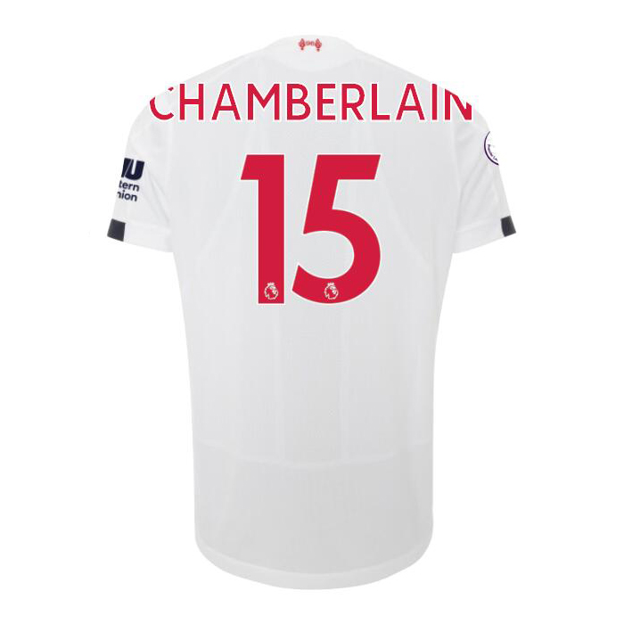 Damen Fußball Alex Oxlade-Chamberlain 15 Auswärtstrikot Weiß Trikot 2019/20 Hemd