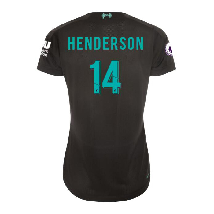 Damen Fußball Henderson 14 Ausweichtrikot Schwarz Trikot 2019/20 Hemd