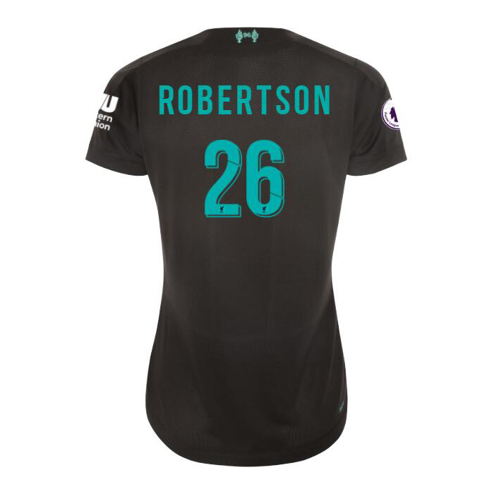 Damen Fußball Andrew Robertson 26 Ausweichtrikot Schwarz Trikot 2019/20 Hemd