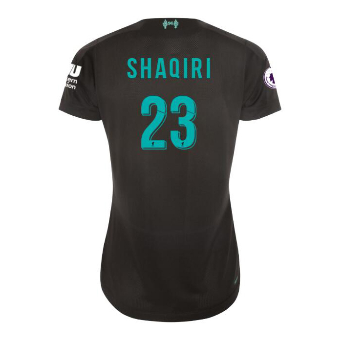 Damen Fußball Xherdan Shaqiri 23 Ausweichtrikot Schwarz Trikot 2019/20 Hemd
