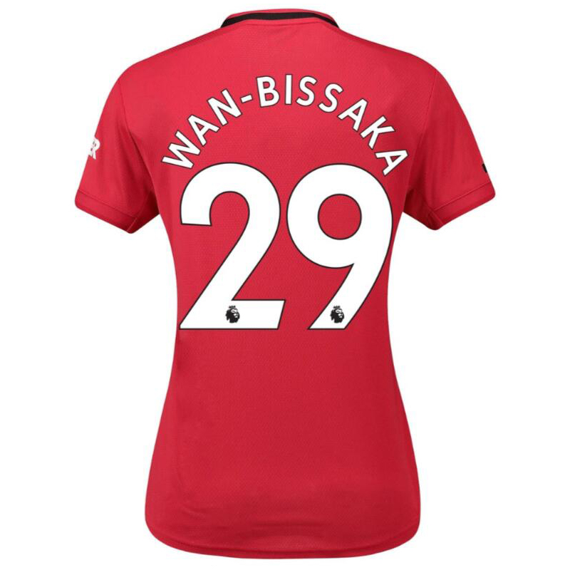 Damen Fußball Aaron Wan-Bissaka 29 Heimtrikot Rot Trikot 2019/20 Hemd