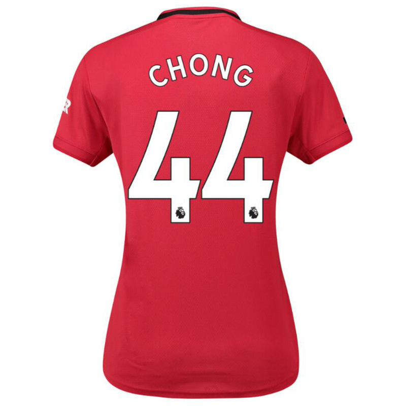 Damen Fußball Tahith Chong 44 Heimtrikot Rot Trikot 2019/20 Hemd