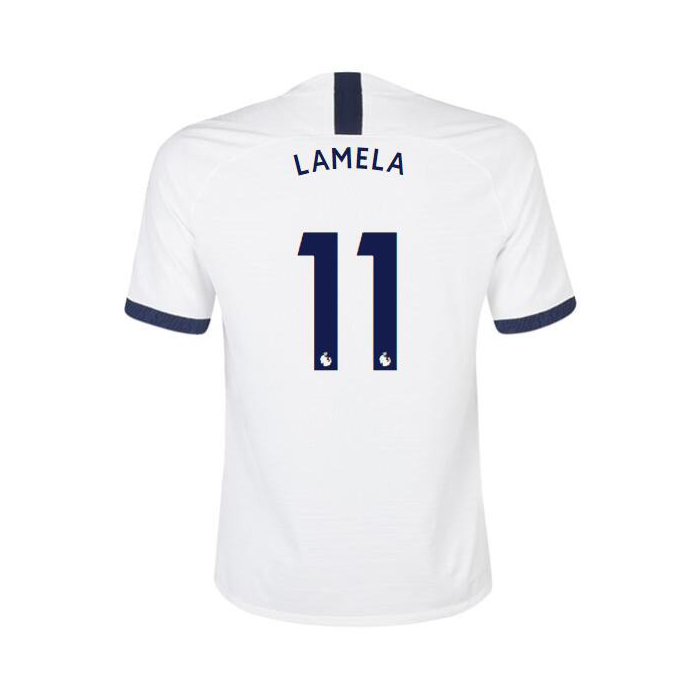Damen Fußball Erik Lamela 11 Heimtrikot Weiß Trikot 2019/20 Hemd