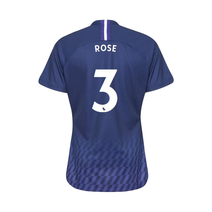 Damen Fußball Danny Rose 3 Auswärtstrikot Königsblau Trikot 2019/20 Hemd
