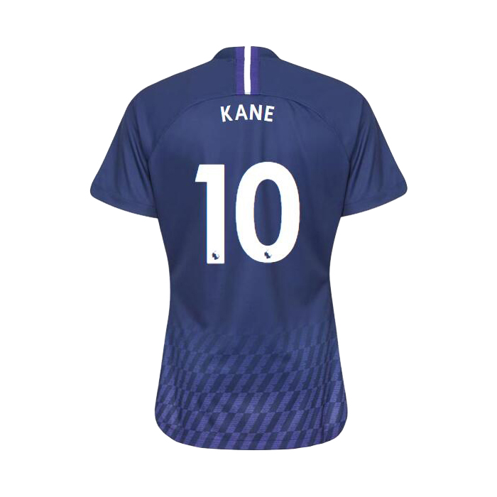 Damen Fußball Harry Kane 10 Auswärtstrikot Königsblau Trikot 2019/20 Hemd