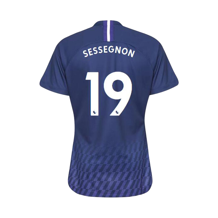 Damen Fußball Ryan Sessegnon 19 Auswärtstrikot Königsblau Trikot 2019/20 Hemd