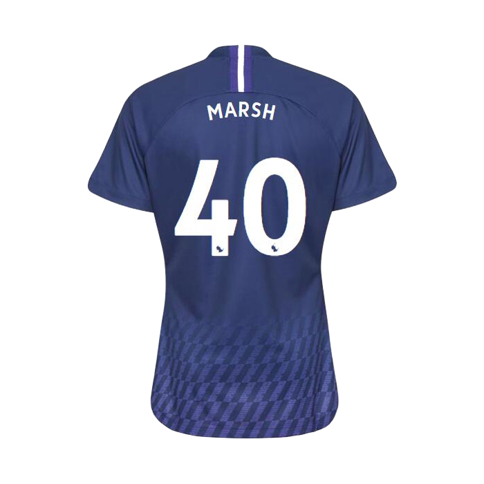 Damen Fußball George Marsh 40 Auswärtstrikot Königsblau Trikot 2019/20 Hemd