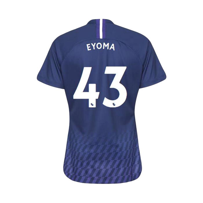 Damen Fußball Timothy Eyoma 43 Auswärtstrikot Königsblau Trikot 2019/20 Hemd