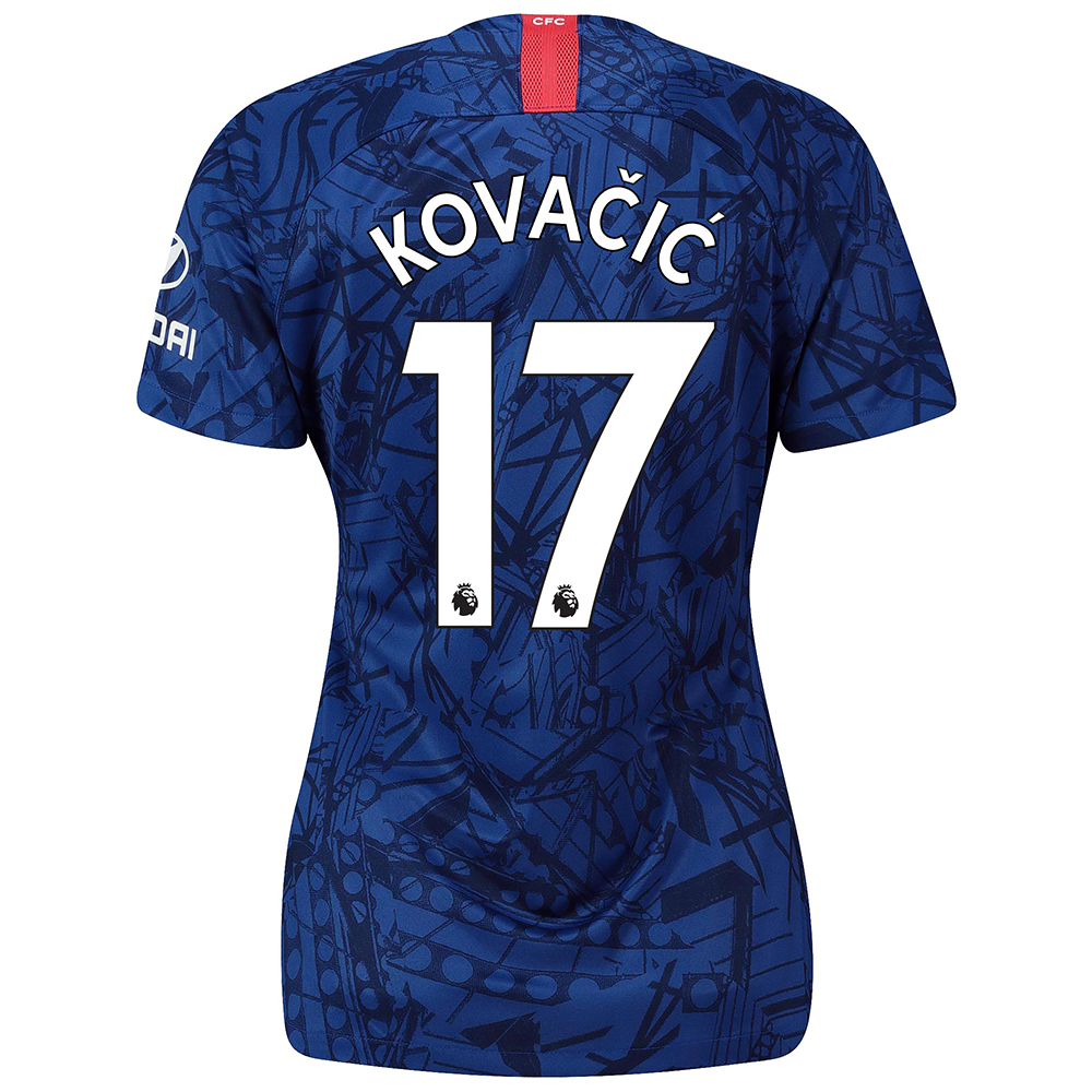 Damen Fußball Mateo Kovacic 17 Heimtrikot Königsblau Trikot 2019/20 Hemd