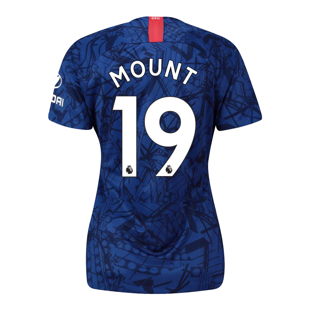 Damen Fußball Mason Mount 19 Heimtrikot Königsblau Trikot 2019/20 Hemd