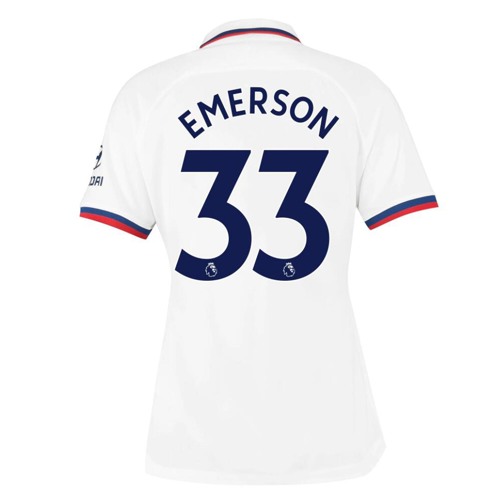 Damen Fußball Emerson Palmieri 33 Auswärtstrikot Weiß Trikot 2019/20 Hemd