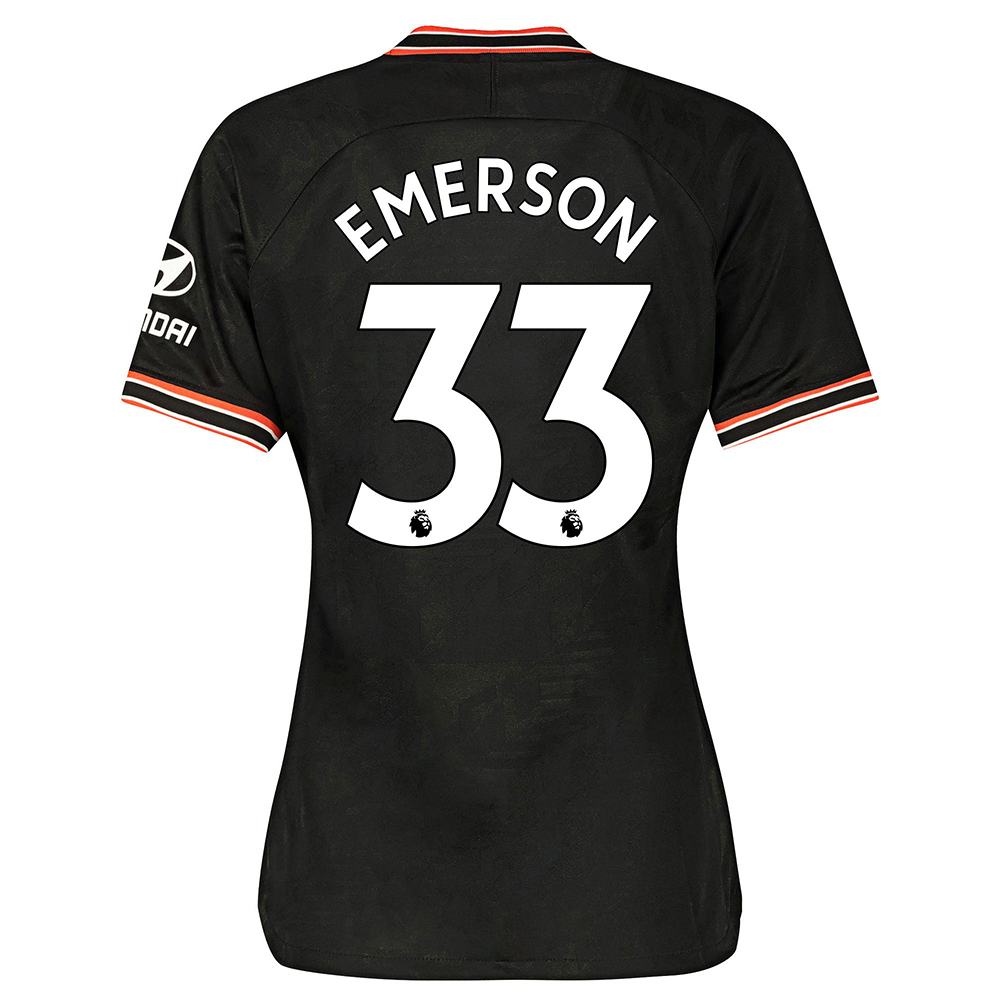 Damen Fußball Emerson Palmieri 33 Ausweichtrikot Schwarz Trikot 2019/20 Hemd