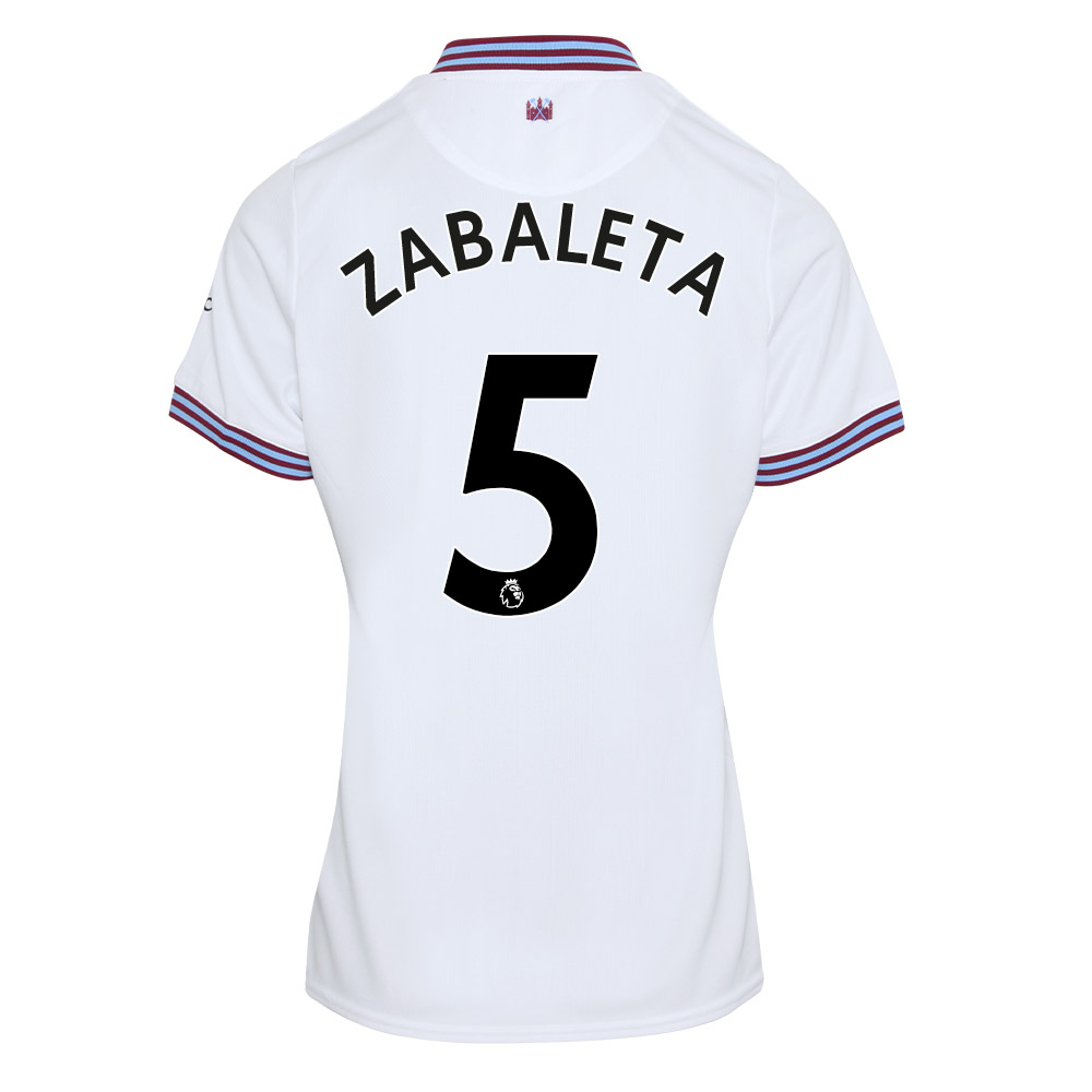 Damen Fußball Pablo Zabaleta 5 Heimtrikot Weiß Trikot 2019/20 Hemd