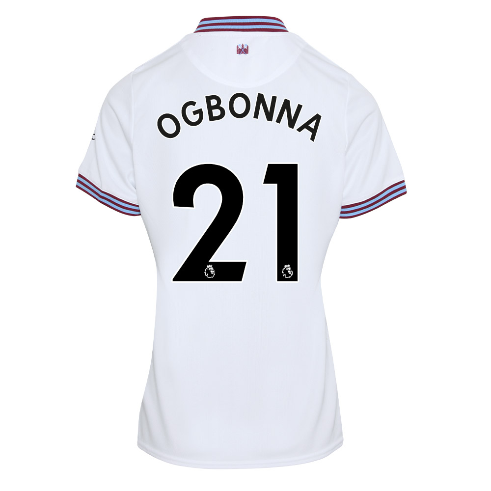 Damen Fußball Angelo Ogbonna 21 Heimtrikot Weiß Trikot 2019/20 Hemd