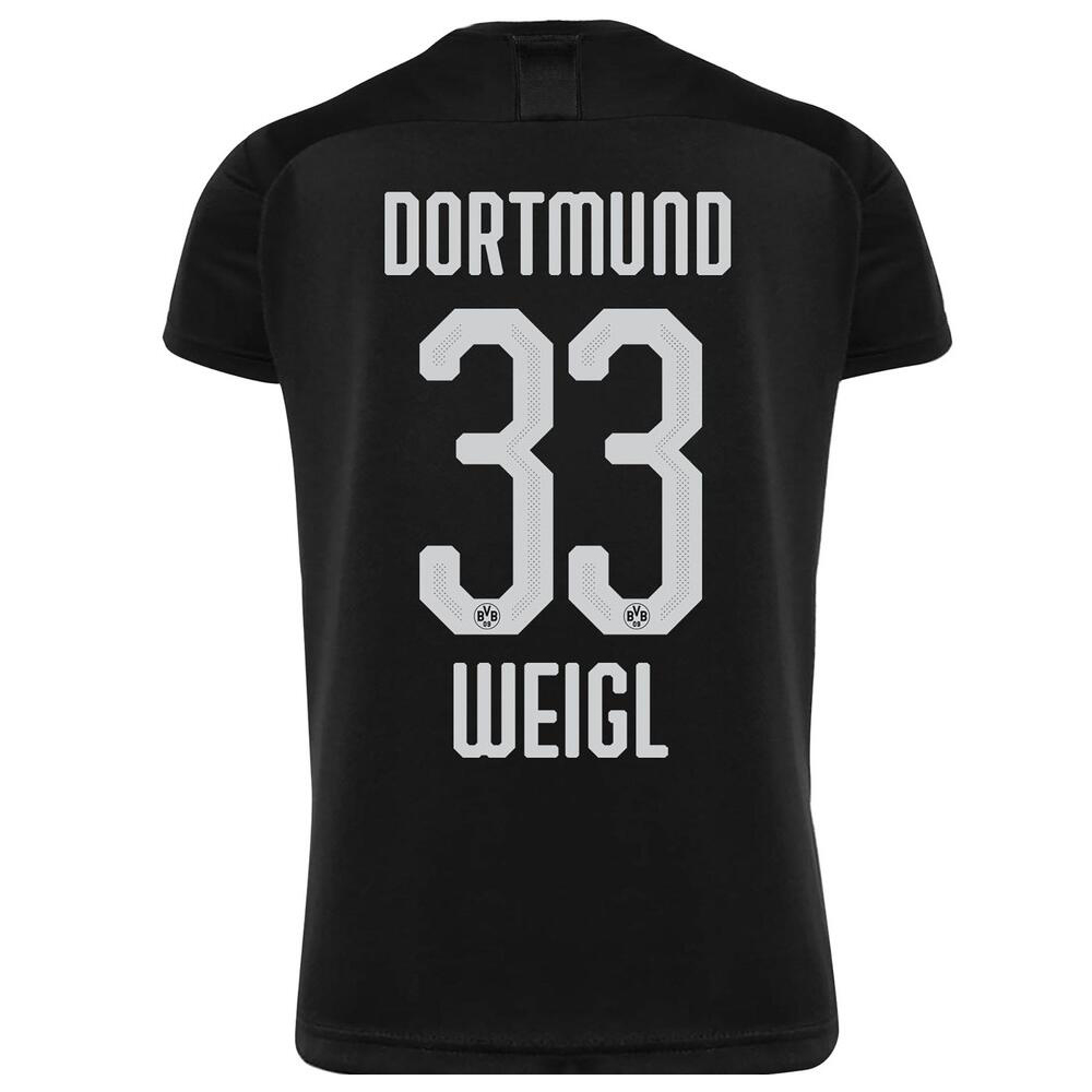 Damen Fußball Weigl 33 Auswärtstrikot Schwarz Trikot 2019/20 Hemd