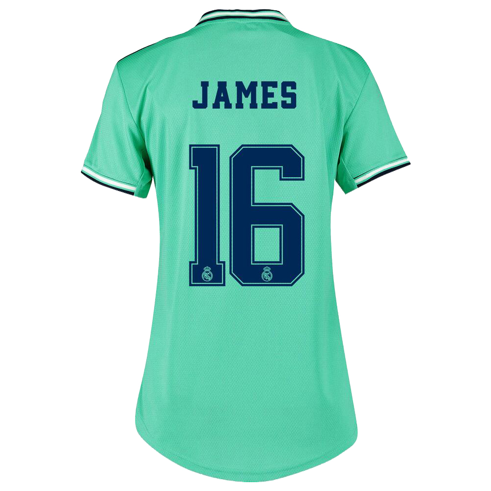Damen Fußball James Rodriguez 16 Ausweichtrikot Grün Trikot 2019/20 Hemd