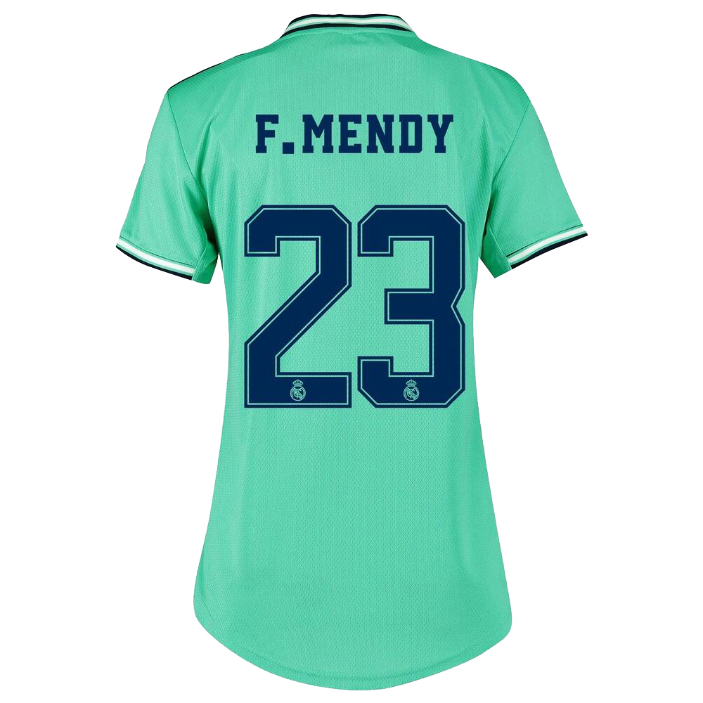 Damen Fußball Ferland Mendy 23 Ausweichtrikot Grün Trikot 2019/20 Hemd