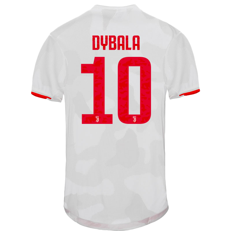 Damen Fußball Paulo Dybala 10 Auswärtstrikot Grau Trikot 2019/20 Hemd