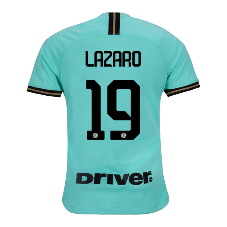 Damen Fußball Valentino Lazaro 19 Auswärtstrikot Grün Trikot 2019/20 Hemd