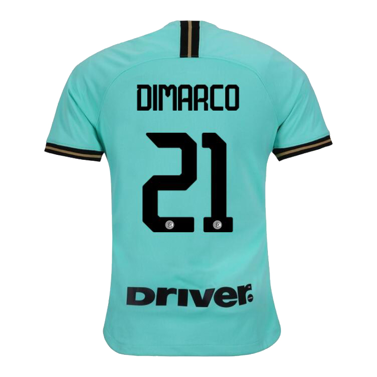 Damen Fußball Federico Dimarco 21 Auswärtstrikot Grün Trikot 2019/20 Hemd