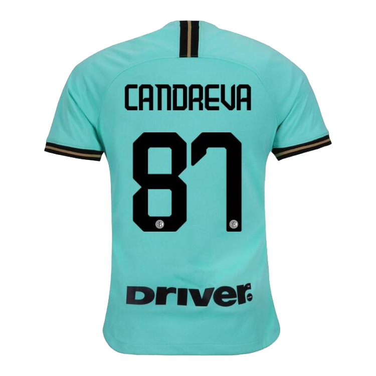 Damen Fußball Antonio Candreva 87 Auswärtstrikot Grün Trikot 2019/20 Hemd