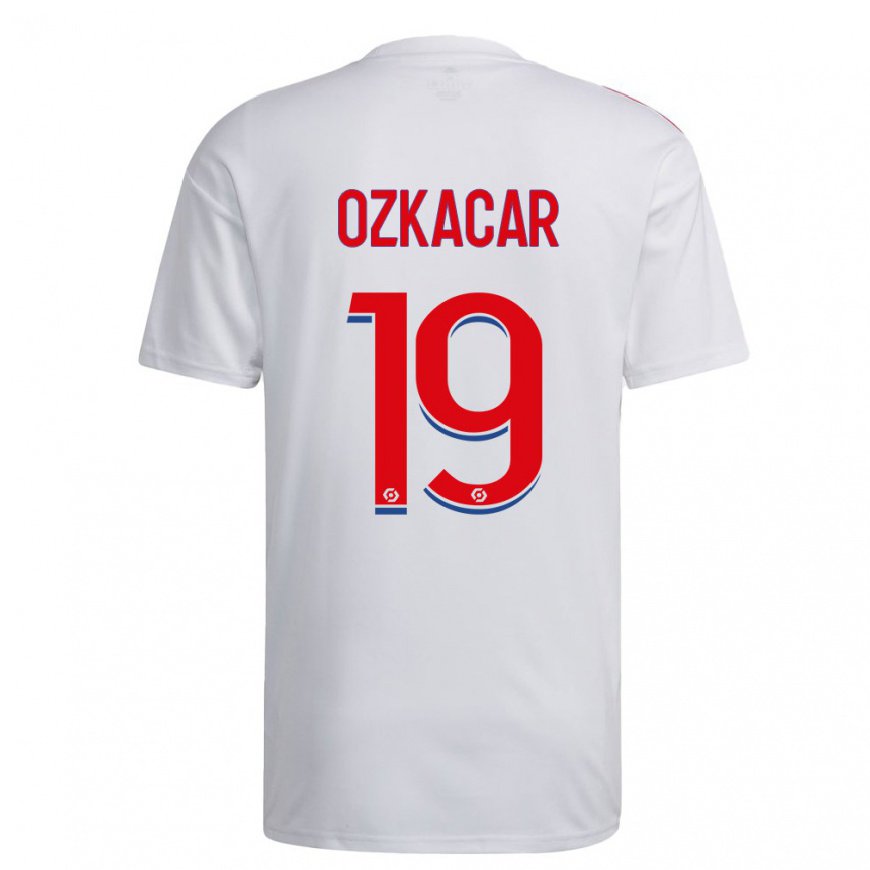 Kandiny Kinder Cenk Ozkacar #19 Weiß Blau Rot Heimtrikot Trikot 2022/23 T-shirt