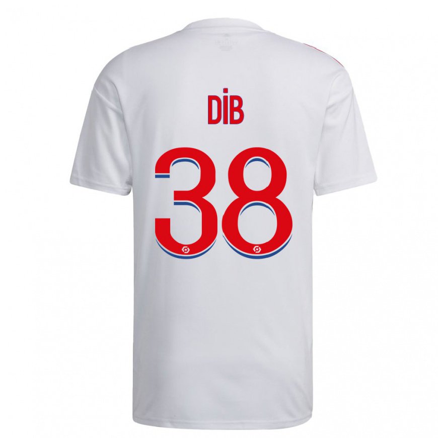 Kandiny Kinder Djibrail Dib #38 Weiß Blau Rot Heimtrikot Trikot 2022/23 T-shirt