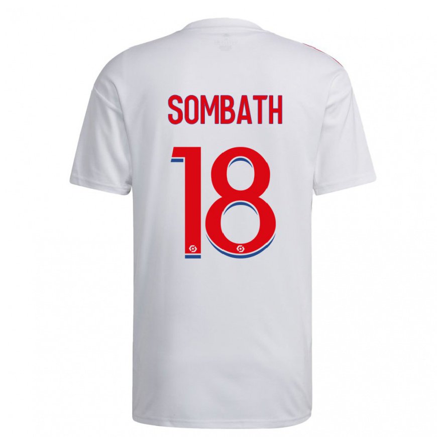 Kandiny Kinder Alice Sombath #18 Weiß Blau Rot Heimtrikot Trikot 2022/23 T-shirt