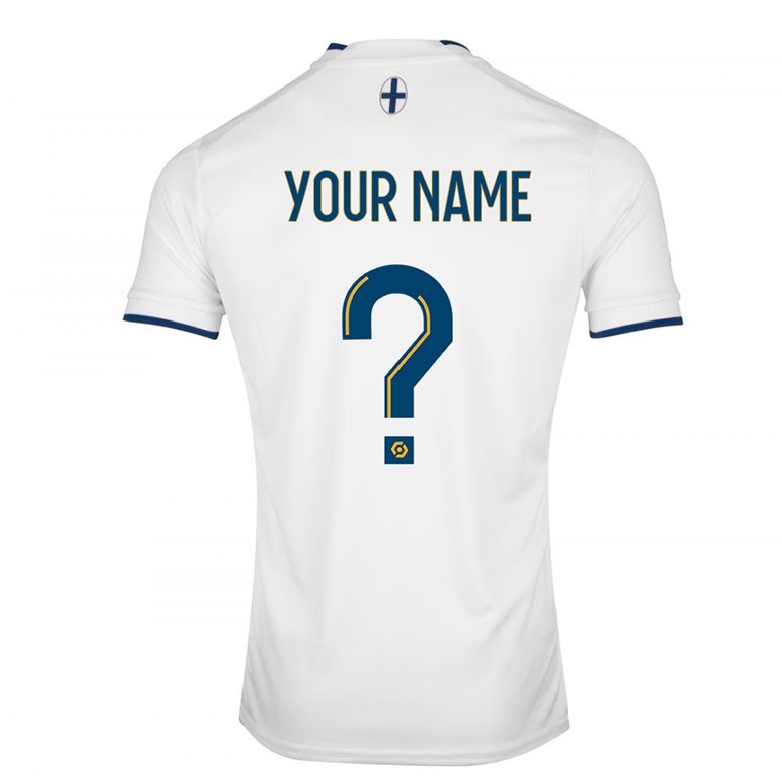 Kandiny Kinder Ihren Namen #0 Weißer Saphir Heimtrikot Trikot 2022/23 T-shirt