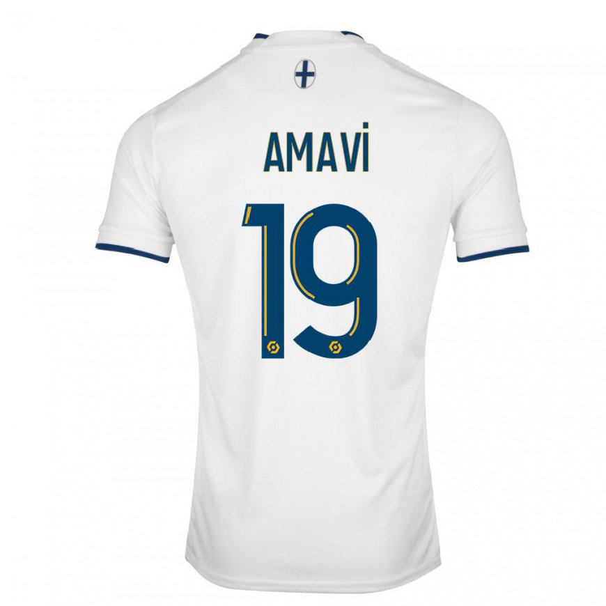 Kandiny Kinder Jordan Amavi #19 Weißer Saphir Heimtrikot Trikot 2022/23 T-shirt