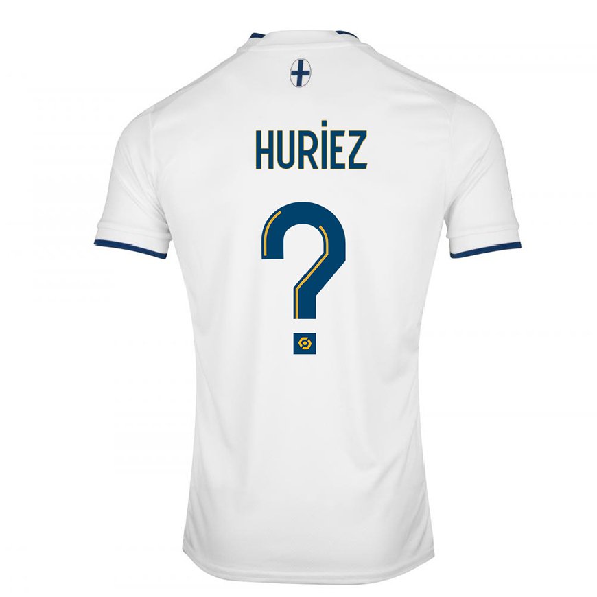 Kandiny Kinder Evan Huriez #0 Weißer Saphir Heimtrikot Trikot 2022/23 T-shirt