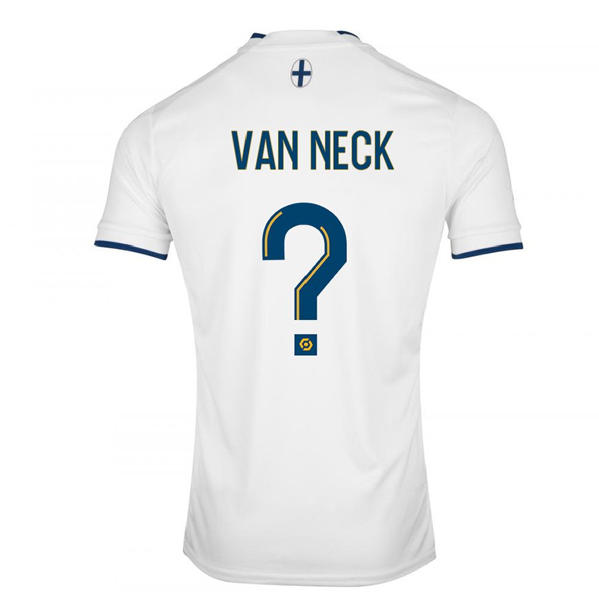 Kandiny Kinder Jelle Van Neck #0 Weißer Saphir Heimtrikot Trikot 2022/23 T-shirt