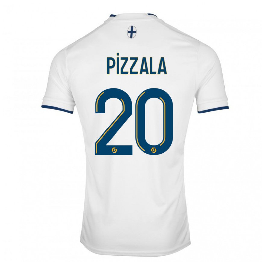 Kandiny Kinder Caroline Pizzala #20 Weißer Saphir Heimtrikot Trikot 2022/23 T-shirt