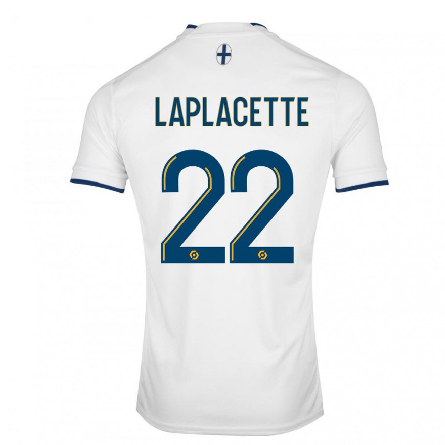 Kandiny Kinder Tess Laplacette #22 Weißer Saphir Heimtrikot Trikot 2022/23 T-shirt