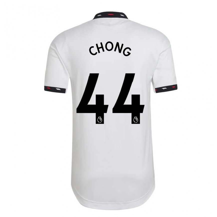Kandiny Kinder Tahith Chong #44 Weiß Auswärtstrikot Trikot 2022/23 T-shirt