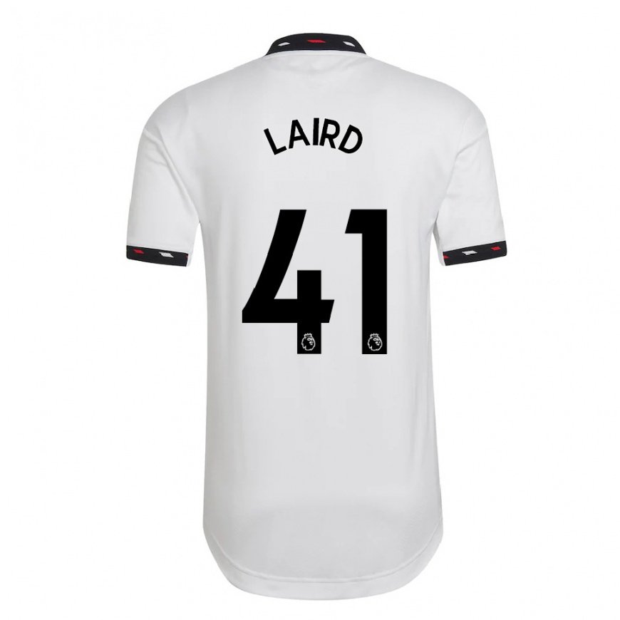 Kandiny Kinder Ethan Laird #41 Weiß Auswärtstrikot Trikot 2022/23 T-shirt