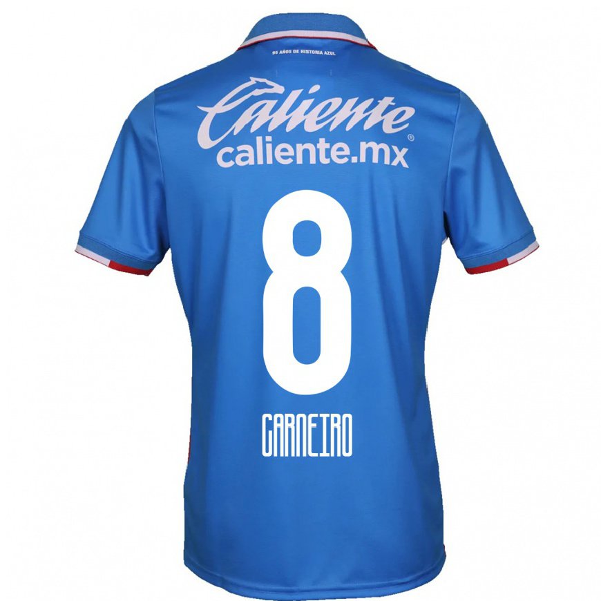 Kandiny Herren Gonzalo Carneiro #8 Azurblau Heimtrikot Trikot 2022/23 T-shirt