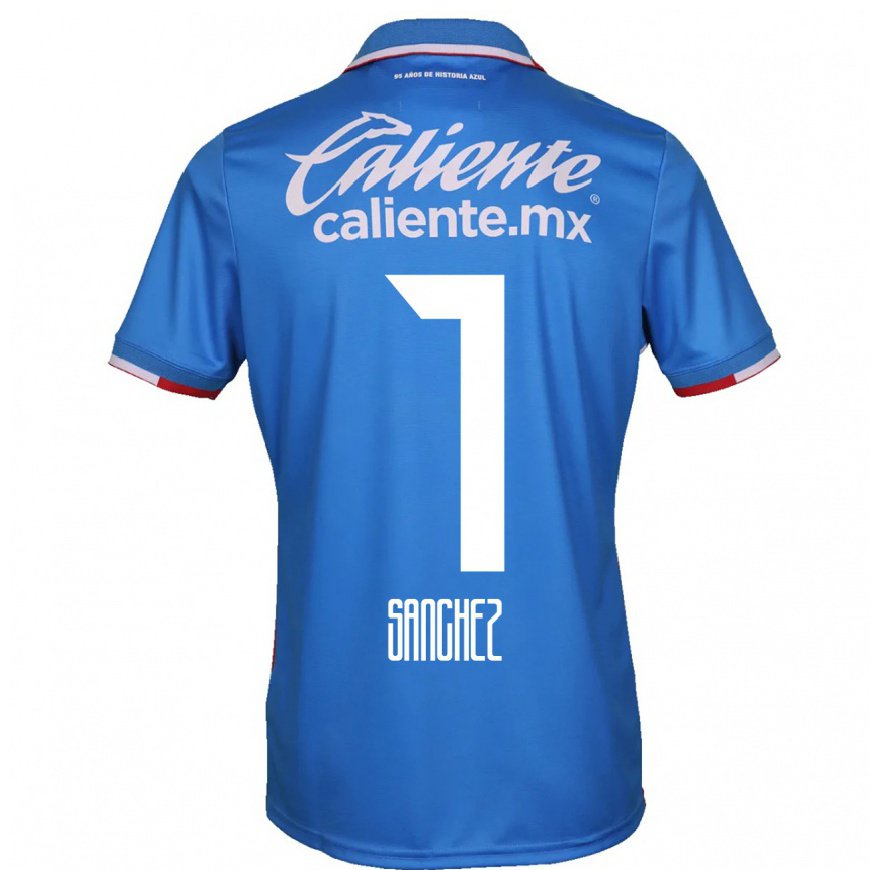 Kandiny Herren Andrea Sanchez #7 Azurblau Heimtrikot Trikot 2022/23 T-shirt