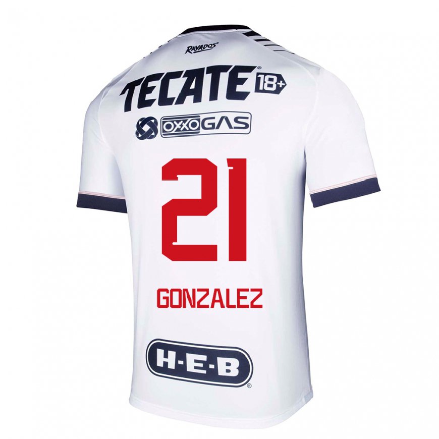 Kandiny Herren Alfonso Gonzalez #21 Weißer Raum Heimtrikot Trikot 2022/23 T-shirt